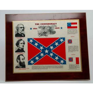 The confederate flag display