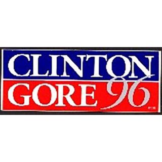 Clinton Gore '96 bumper sticker