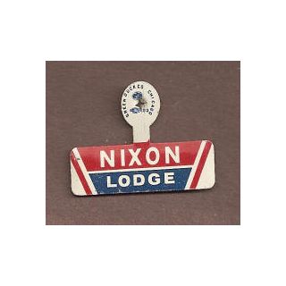 Nixon Lodge Campaign Button