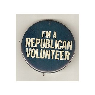 Republican Volunteer Souvenir Button